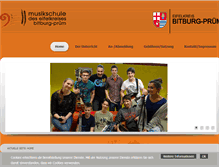 Tablet Screenshot of musikschule-eifelkreis.de